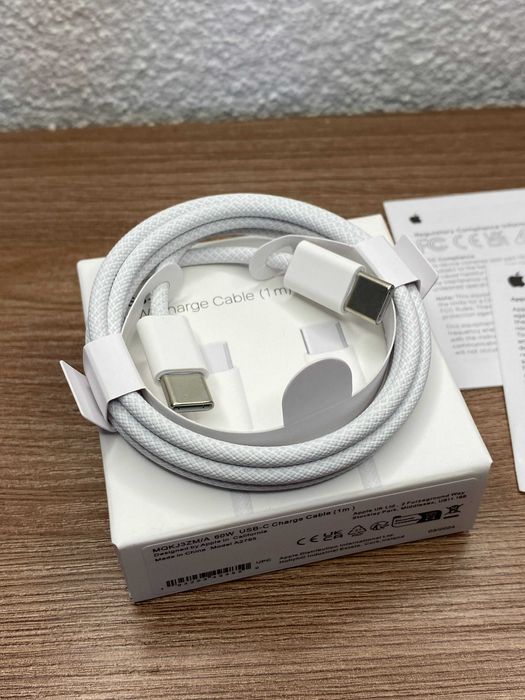 Кабель USB-C 60W швидкісний шнур для iphone 15,16|зарядка кабель 1m 1м