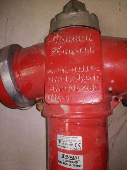 Hydrant  nadziemny  dn 80 Norsin 200cm