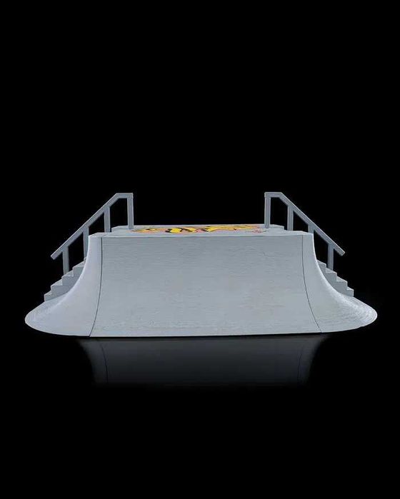 Quarter Pipe Funbox - mini Parque skate de dedos | impressão 3D Bus