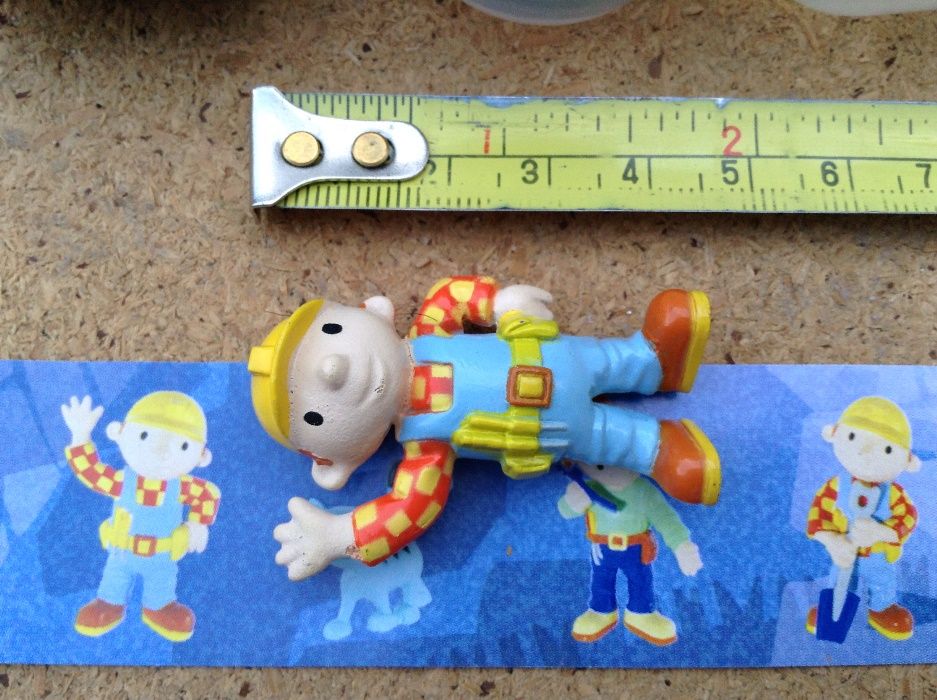 BOB o construtor bonecos 2005 -estilo ovos Kinder coleção completa TOP