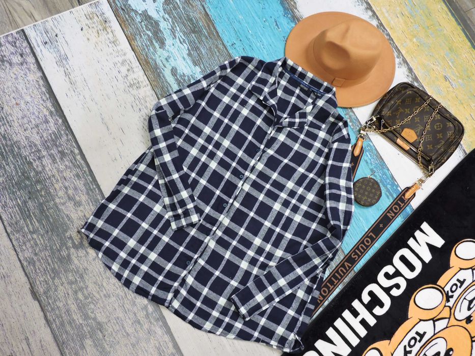 Esmara Nowa piżamowa koszula flanelka krata 44/46