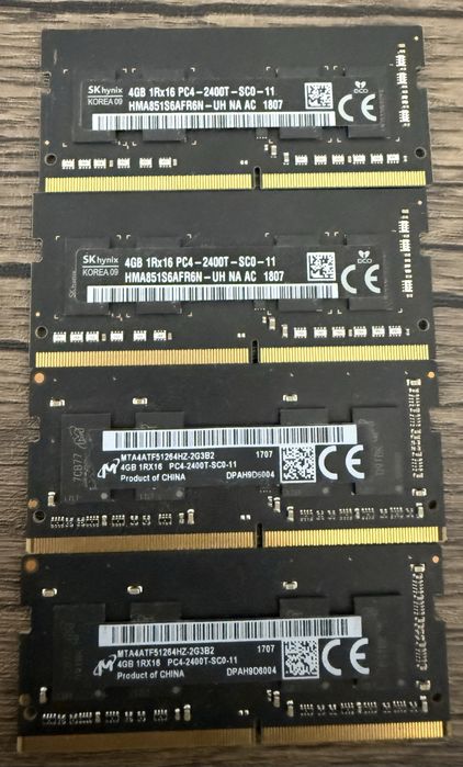 Оперативна Пам'ять Micron 4GB DDR4 SDRAM 2400 PC4-2400T iMac MacMini