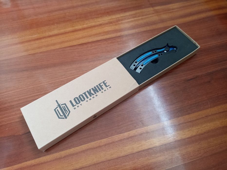 Butterfly knife cs2 réplica (afiada)