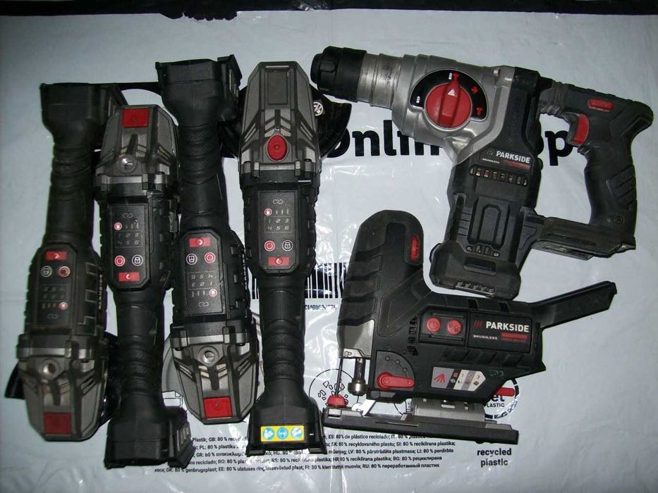 Zestaw 6 narzędzi akumulatorowych Parkside Performance 20v