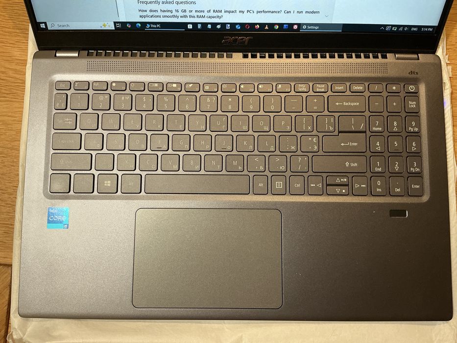 Sprzedam laptop Acer Swift SF316-51