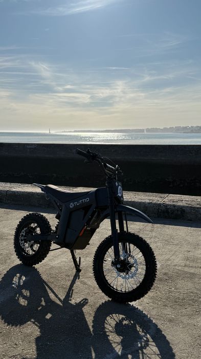 Moto eléctrica electric dirt bike como nova running 60km x h