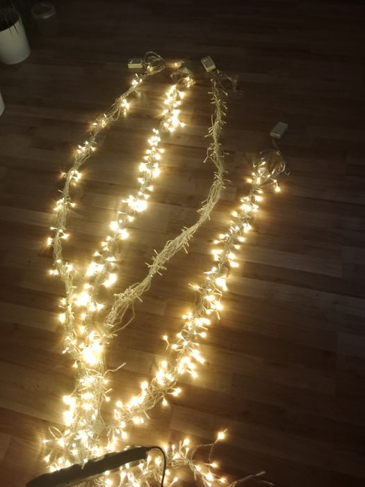 Lampki ledowe kurtyna 2m szerokie 1,95 wysokie