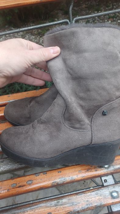 Buty zimowe ciepłe botki damskie