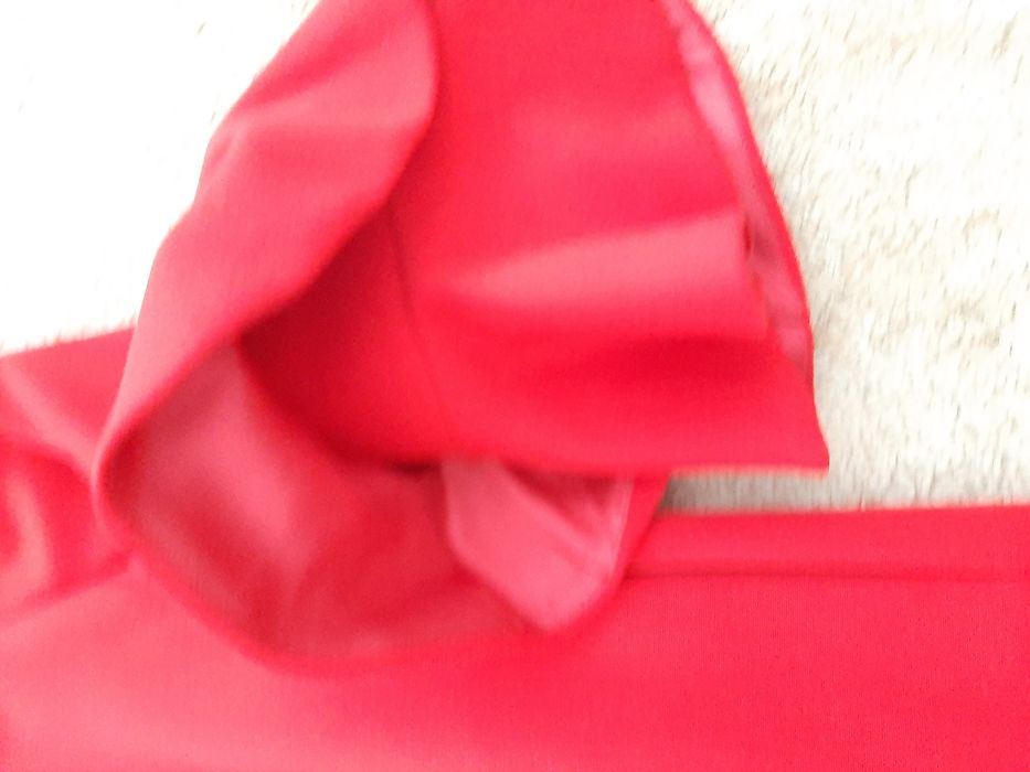 Casaco Natal vermelho lindo, M