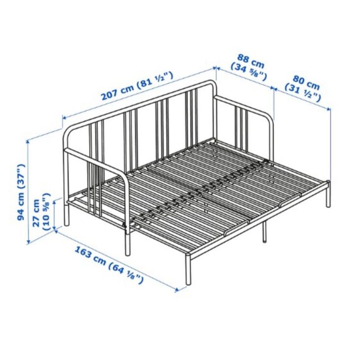 Диван Ikea (Кушетка з 2 матрацами)