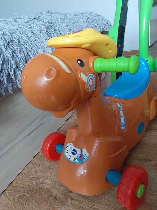 Konik 3w1 jeździk, pchacz, bujaczek vtech