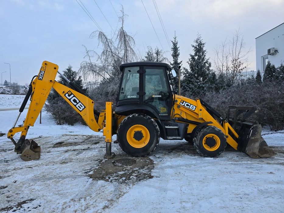 JCB 3CX JOYSTICK TORQELOCK 1 Wł Salon PL  BEZ AD BLUE  4tys mthBEZ DPF KOPARKO ŁADOWARKA full opcja szybka jazda 40km   3CX