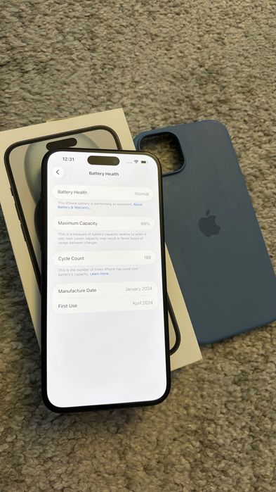 iPhone 15 plus como  novo