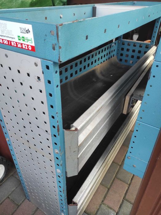 Szafki bus narzędziowe szafka szuflady regał półki zabudowa imadło