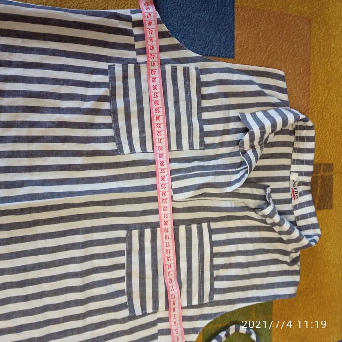 Сарафан с поясом лён