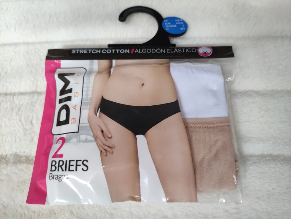 2 Cuecas algodão elástico DIM (Novo)