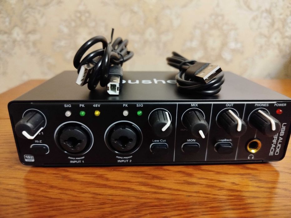 Внешняя звуковая карта md22 md44 звукозаписи usb аудиоинтерфейс