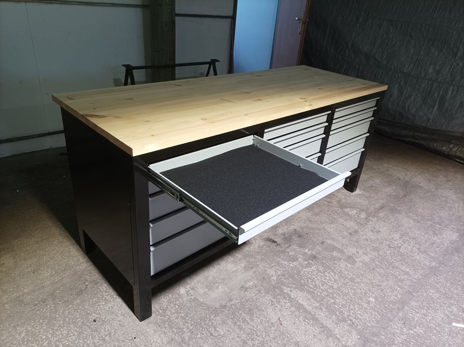 Stół warsztatowy profile 60x60 ciężki
