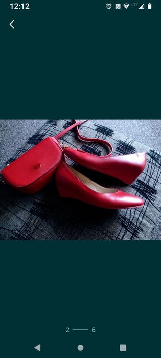 Torebka i buty r. 39 wkładki 25. 5cm