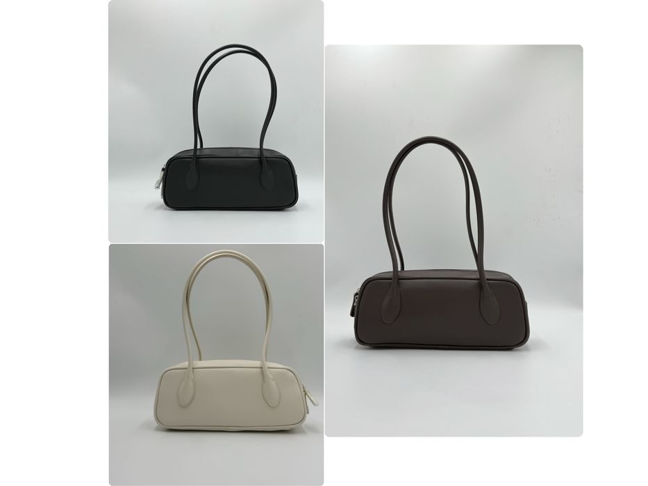 Сумка женская | Черная белая шоколадная | Женская сумка повседневная