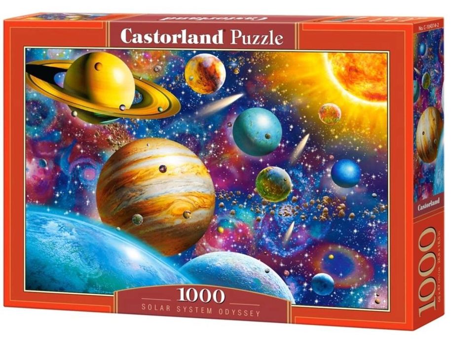 Puzzle 1000 Solar System Odyssey CASTOR pudełko,353x254 mm