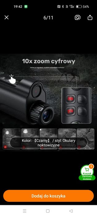 Gogle noktowizyjne, noktowizor, night vision