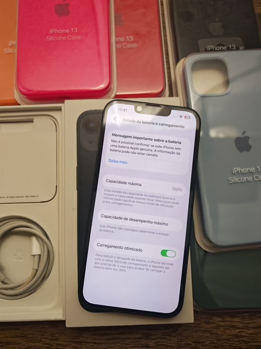 iPhone 13 6.1" 256GB Preto  Em Bom estado, Aceito Retomas