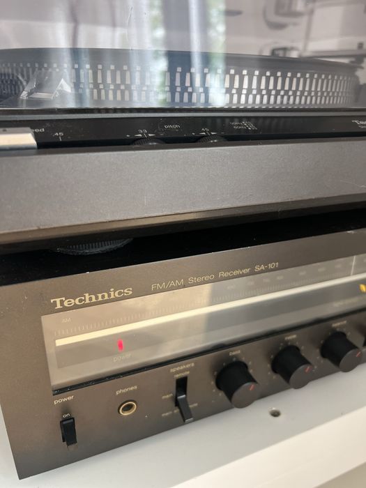 Zestaw Technics SL-3210 / Technics SA-101 / Bowers & Wilkins
