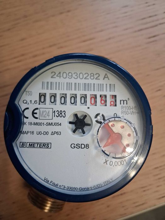 Wodomierz zimnej wody  nowy gwarancja