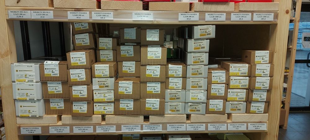 Wkręty do drewna 4x60 stożkowe 200 szt.