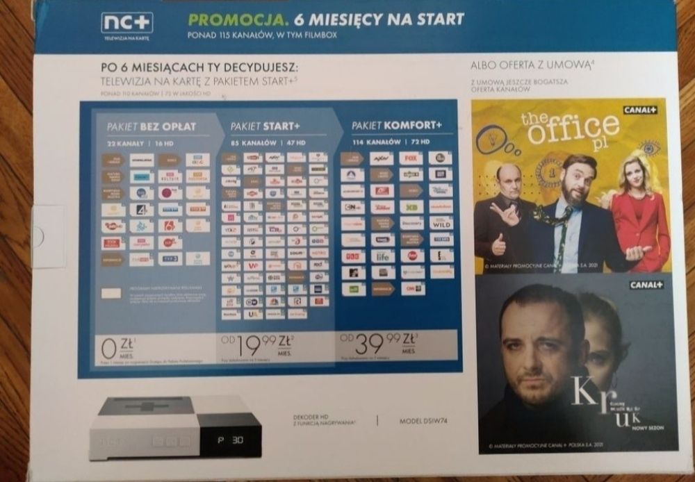 Dekoder  na  kartę Nc +
