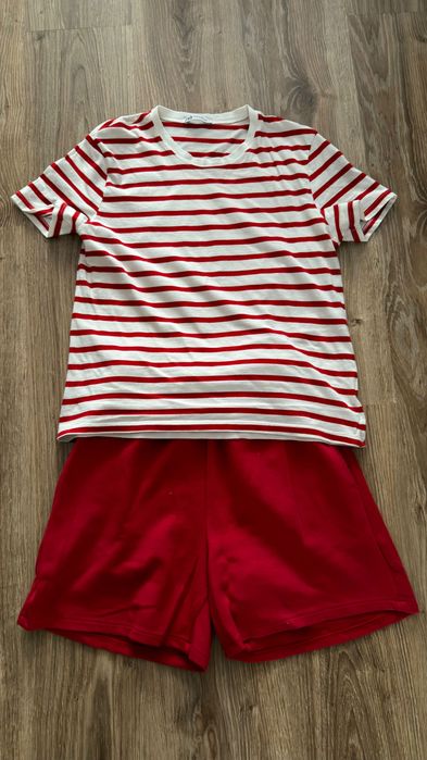 Zara костюм шорти футболка