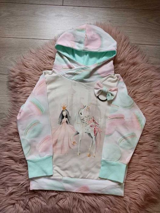 Bluza i gumka do włosów handmade