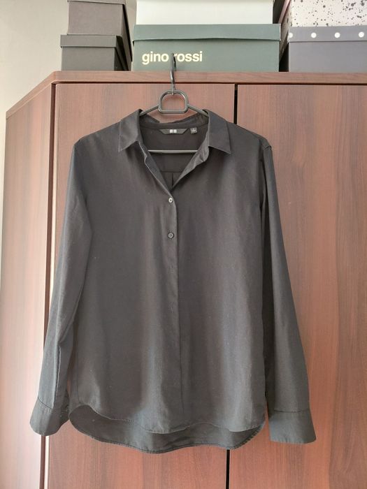 Czarna koszula Uniqlo rozm. S