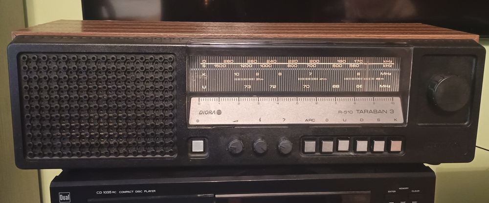 Radio Unitra Diora Taraban 3 ładne sprawne przestrojone