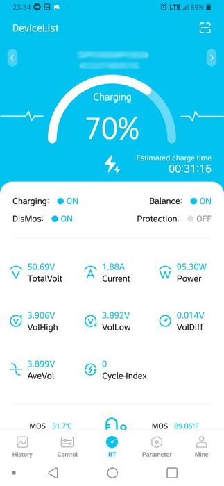 Акумулятор 48В 7Аг Li-Ion для електровелосипеда