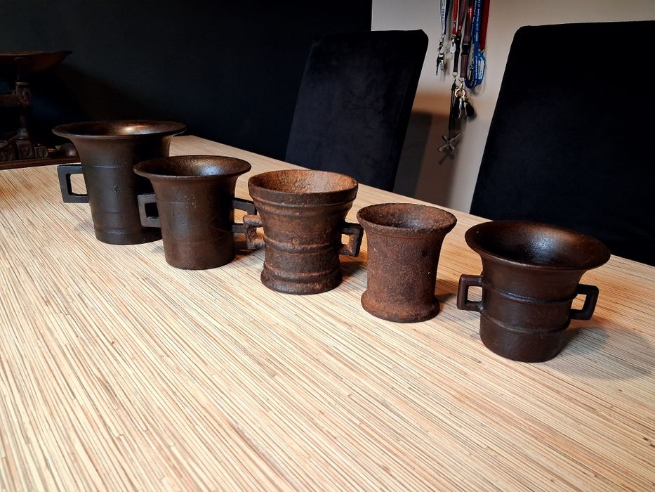 Galicja XIX wiek ok 200-letni ciężki moździerz ANTYK oryginał Unikat !