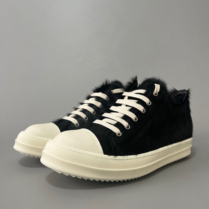 Нові Кеди Rick Owens Ramones Low Pony Hair/38-44/Преміум якість!