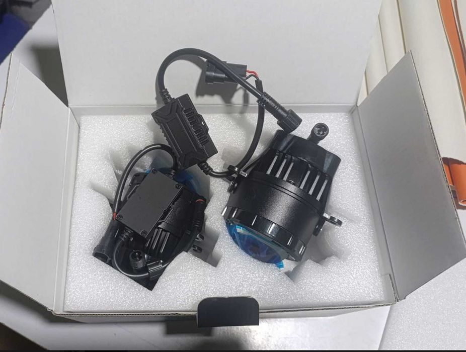 лед лінза универсальная LED EA light 100w ближний моно линза птф туман