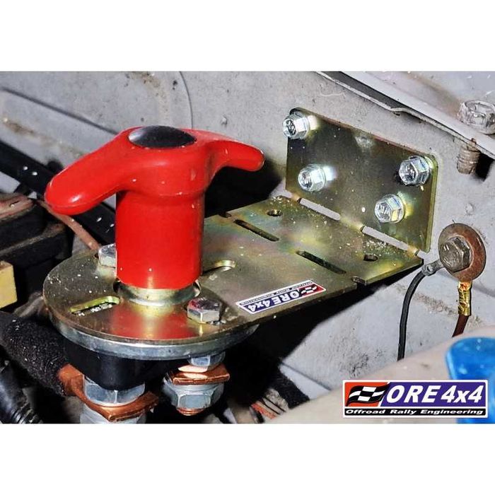 Mocowanie hebla wyciągarki, hebel, odłącznik prądu,