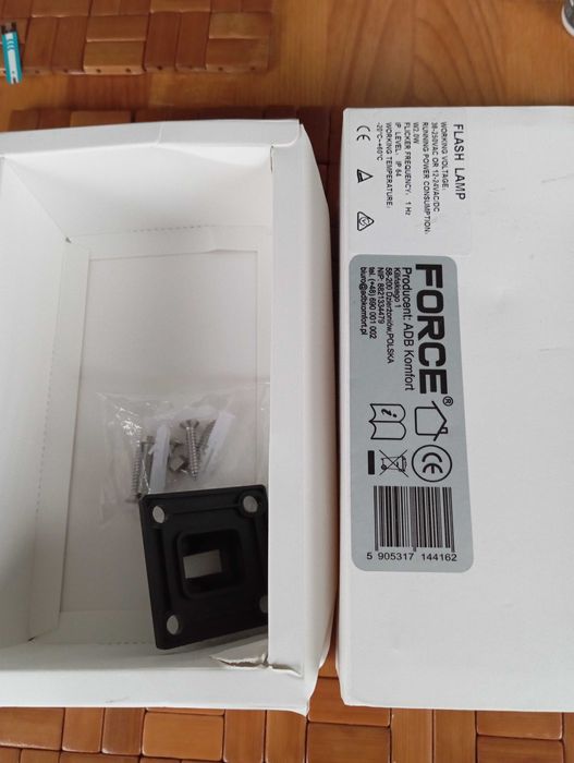 Lampa sygnalizacyjna do napędów bramowych 36-250VAC 12-24V AC DC