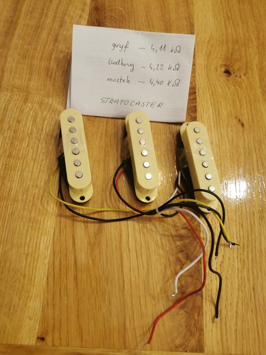 Przetworniki singlecoil Stratocaster Set.