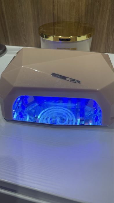 Лампа для манікюру Diamond LED-CCFL Gold 36 Вт