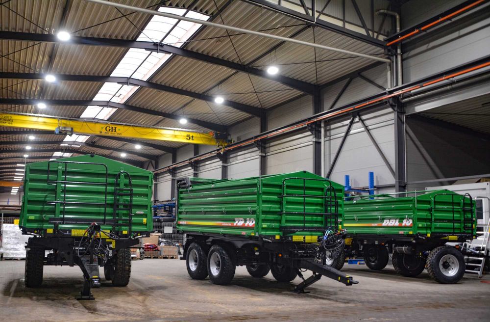 Przyczepa rolnicza tandem  METALTECH TB 14 12 10 ton | PLANDEKA GRATIS