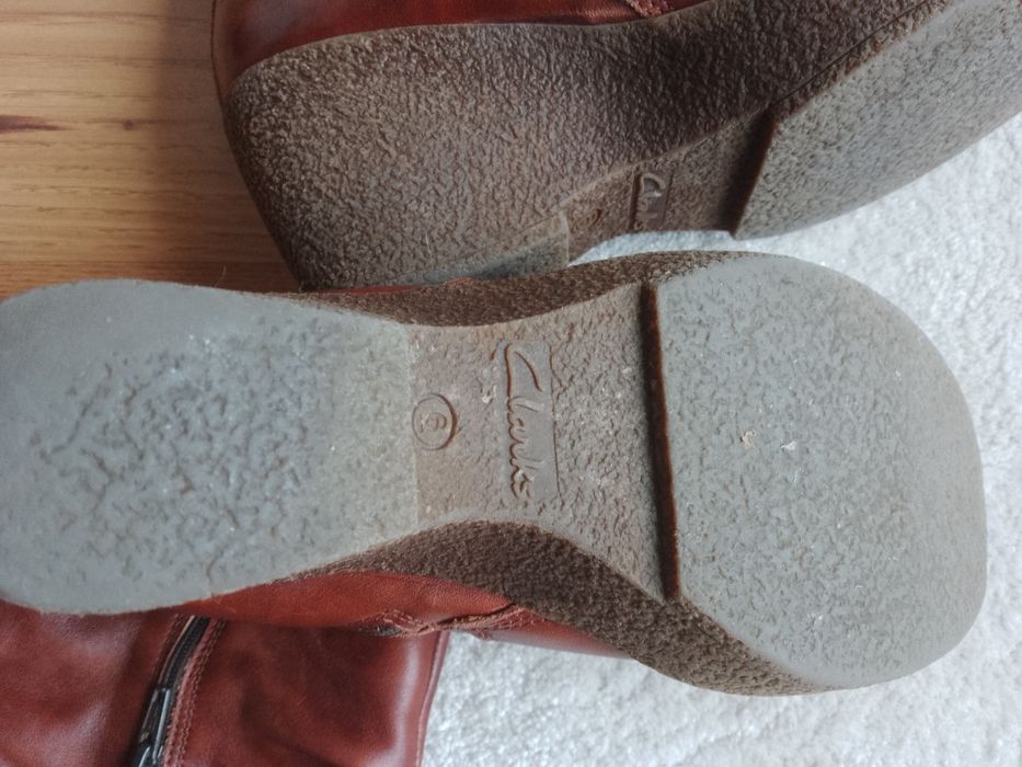 Kozaki skóra naturalna CLARKS 39