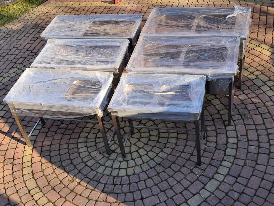 Basen, zlew gastronomiczny, nierdzewny 80x60x85 komora 28