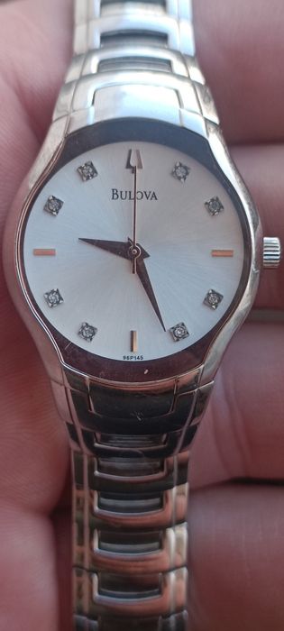 Часы Bulova Diamond Dress Watch модель 96P145  original