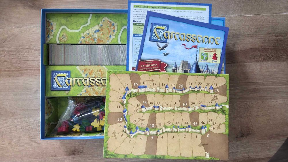 Carcassone - gra planszowa, jak nowa (raz zagrana)