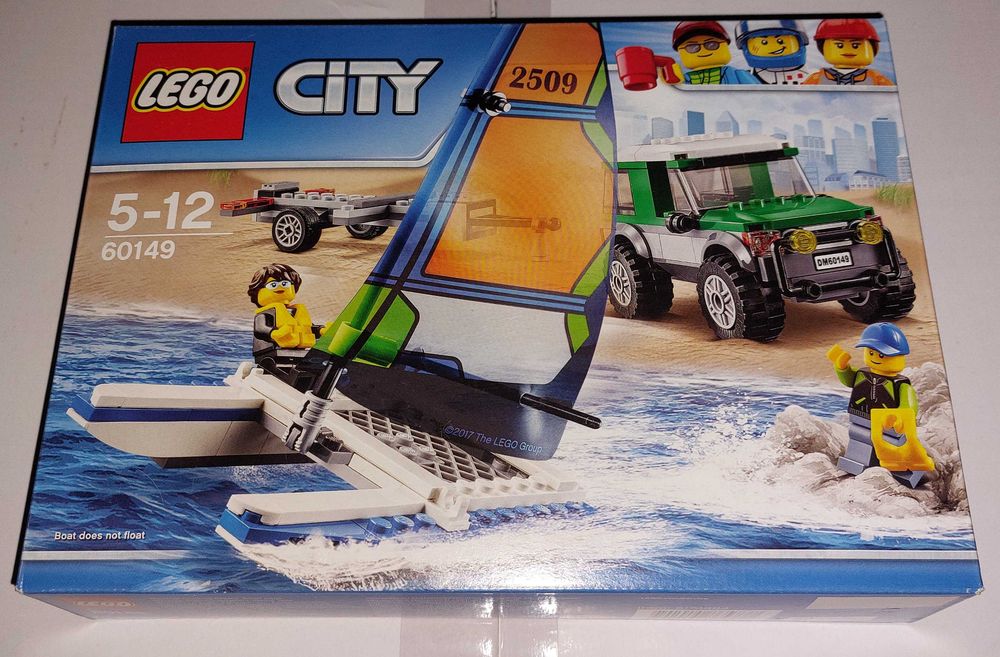 LEGO City 60149 - Terenówka 4x4 z katamaranem