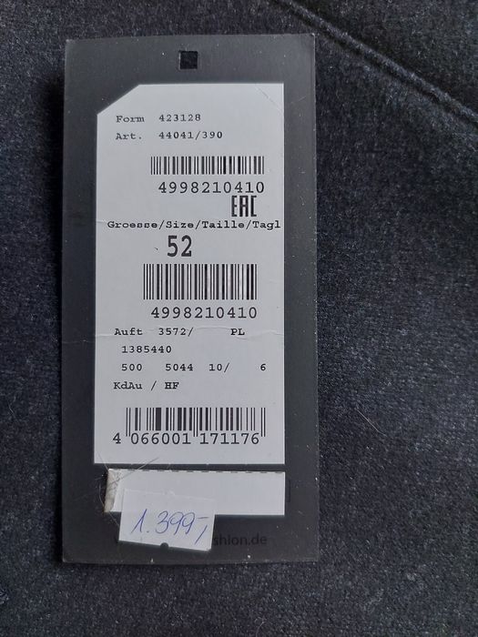 Męski płaszcz Bugatti r. 52